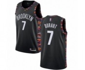 Women's Brooklyn Nets #7 Kevin Durant Swingman Black Basketball Jersey - 2018-19 City Edition