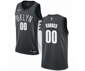 Women's Nike Brooklyn Nets #00 Rodions Kurucs Authentic Gray NBA Jersey Statement Edition