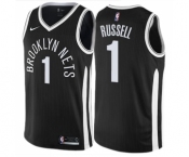 Women's Nike Brooklyn Nets #1 D'Angelo Russell Swingman Black NBA Jersey - City Edition