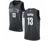 Women's Nike Brooklyn Nets #13 Shabazz Napier Authentic Gray NBA Jersey Statement Edition