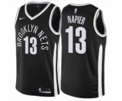 Women's Nike Brooklyn Nets #13 Shabazz Napier Swingman Black NBA Jersey - City Edition