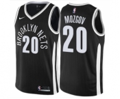 Women's Nike Brooklyn Nets #20 Timofey Mozgov Swingman Black NBA Jersey - City Edition