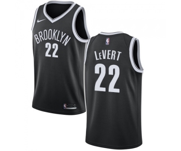 Women's Nike Brooklyn Nets #22 Caris LeVert Swingman Black Road NBA Jersey - Icon Edition