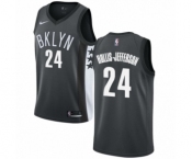 Women's Nike Brooklyn Nets #24 Rondae Hollis-Jefferson Authentic Gray NBA Jersey Statement Edition