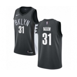 Women's Nike Brooklyn Nets #31 Jarrett Allen Authentic Gray NBA Jersey Statement Edition