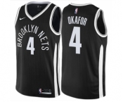 Women's Nike Brooklyn Nets #4 Jahlil Okafor Swingman Black NBA Jersey - City Edition