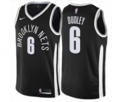 Women's Nike Brooklyn Nets #6 Jared Dudley Swingman Black NBA Jersey - City Edition