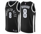 Women's Nike Brooklyn Nets #8 Spencer Dinwiddie Swingman Black NBA Jersey - City Edition