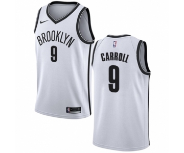 Women's Nike Brooklyn Nets #9 DeMarre Carroll Authentic White NBA Jersey - Association Edition