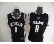 women nba new jersey nets #8 deron williams black[revolution 30 swingman]