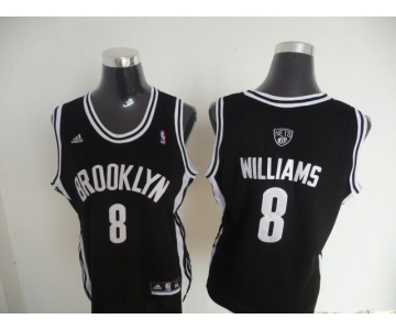 women nba new jersey nets #8 deron williams black[revolution 30 swingman]