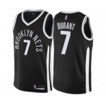 Youth Brooklyn Nets #7 Kevin Durant Swingman Black Basketball Jersey - City Edition