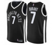 Youth Brooklyn Nets #7 Kevin Durant Swingman Black Basketball Jersey - City Edition