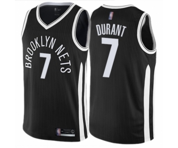 Youth Brooklyn Nets #7 Kevin Durant Swingman Black Basketball Jersey - City Edition