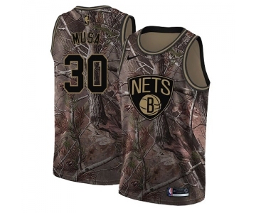 Youth Nike Brooklyn Nets #30 Dzanan Musa Swingman Camo Realtree Collection NBA Jersey