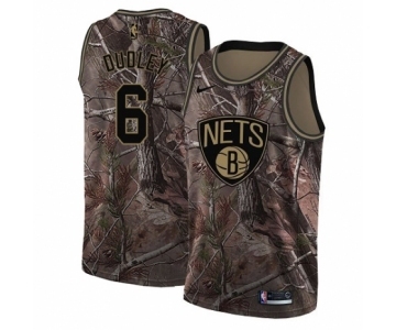 Youth Nike Brooklyn Nets #6 Jared Dudley Swingman Camo Realtree Collection NBA Jersey