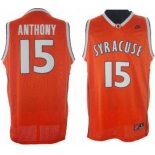 nba north carolina #15 anthony stitched orange