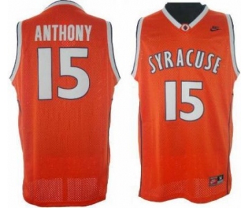 nba north carolina #15 anthony stitched orange