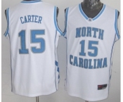 nba north carolina #15 carter white[carter]