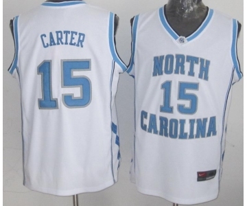 nba north carolina #15 carter white[carter]