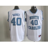 nba north carolina #40 barnes white