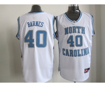 nba north carolina #40 barnes white