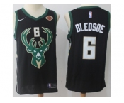 Men Nike Milwaukee Bucks #6 Eric Bledsoe Black NBA Swingman Statement Edition Jersey