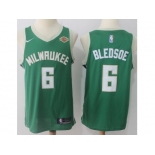 Men Nike Milwaukee Bucks #6 Eric Bledsoe Green NBA Swingman Icon Edition Jersey