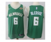 Men Nike Milwaukee Bucks #6 Eric Bledsoe Green NBA Swingman Icon Edition Jersey