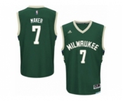 Men's Adidas Milwaukee Bucks #7 Thon Maker Swingman Green Road NBA Jersey