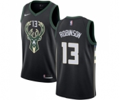 Men's Nike Milwaukee Bucks #13 Glenn Robinson Swingman Black Alternate NBA Jersey - Statement Edition