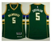 NBA Men Milwaukee Bucks #5 Michael Carter-Williams Green Stitched Jersey