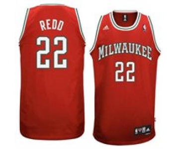 nba milwaukee bucks #22 redd red[swingman