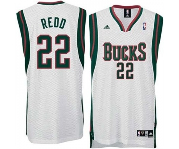 nba milwaukee bucks #22 redd white[swingman