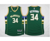 nba milwaukee bucks #34 giannis antetokounmpo green[2016 new][antetokounmpo]