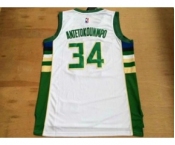 nba milwaukee bucks #34 giannis antetokounmpo white[revolution 30 swingman][antetokounmpo]