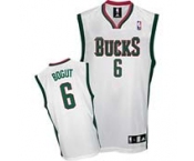 nba milwaukee bucks #6 andrew bogut white